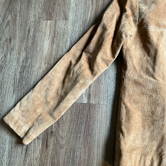 EUC Wilson’s Leather Tan Suede Zip Front Jacket - Picture 9 of 11